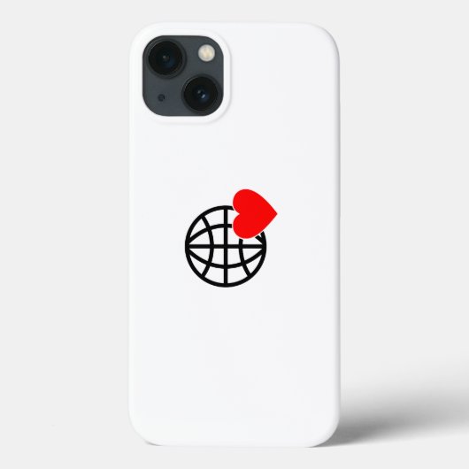 Wereld Liefde Bol Icon | Hart Aarde Zomer Design Case-Mate iPhone Case (Achterkant)