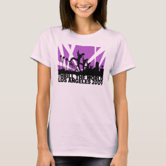Wereld Los Angeles 2009 ~ roze T-shirt