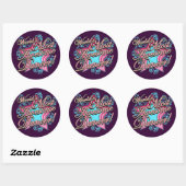 Wereld meest Geweldige danser Ronde Sticker (Vel)