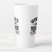 Wereld meest Geweldige moeder Latte Mok (Voorkant)