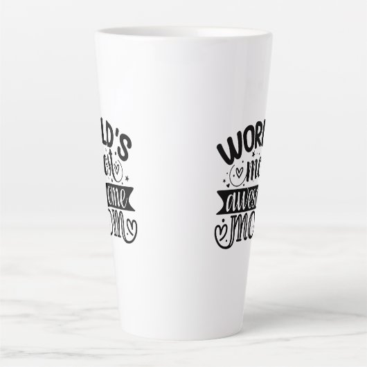 Wereld meest Geweldige moeder Latte Mok (Voorkant)