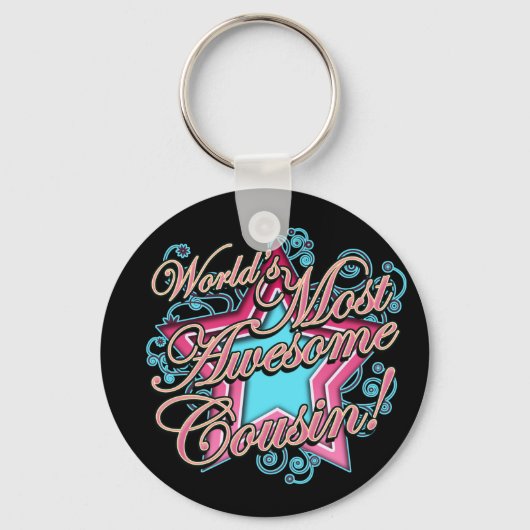 Wereld meest Geweldige neef Sleutelhanger (Voorkant)