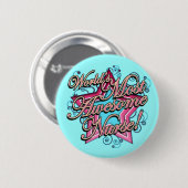Wereld meest Geweldige verpleegster Ronde Button 5,7 Cm (Voorkant /achterkant)