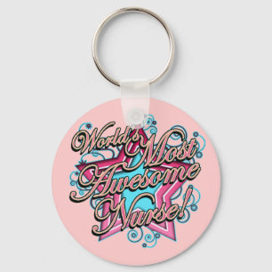 Wereld meest Geweldige verpleegster Sleutelhanger