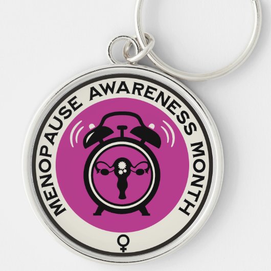 Wereld menopauze maand sleutelhanger (Voorkant)
