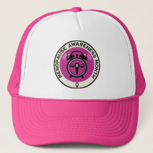 Wereld menopauze maand trucker pet