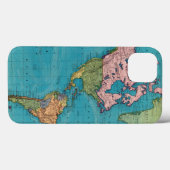Wereld, Mercator-projectie Case-Mate iPhone Case (Achterkant (horizontaal))