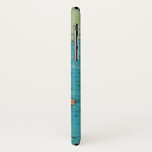 Wereld, Mercator-projectie Case-Mate iPhone Case (Achterkant/links)