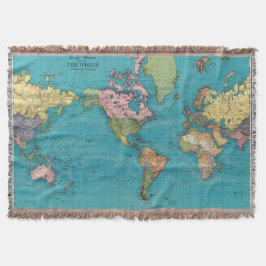 Wereld, Mercator-projectie Deken