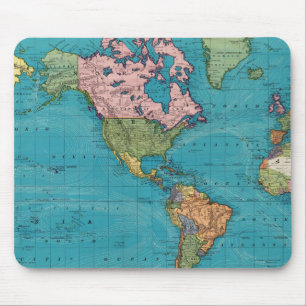 Wereld, Mercator-projectie Muismat