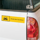 Wereld met de beste Taxi Driver Bumpersticker (Op Truck)