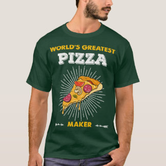 Wereld met de grootste Pizza Maker Baker Gift 1 T-shirt