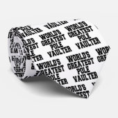 Wereld met de grootste pool Vaulter Stropdas (Opgerold)