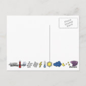Wereld Meteorologische Dag Briefkaart (Achterkant)