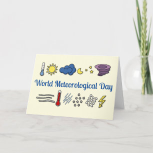 Wereld Meteorologische Dag Kaart