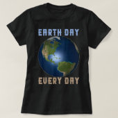 Wereld, milieubehoud op de Aarde, gelukkig n T-shirt (Design voorkant)