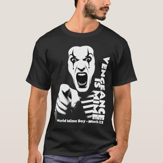 Wereld Mime Dag T-shirt (Voorkant)