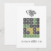 Wereld Moederdag, trend Moederdag Feestdagenkaart (Voorkant / Achterkant)