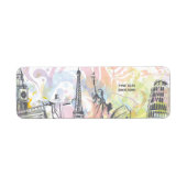 Wereld monumenten aangepaste label (Voorkant)