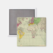 Wereld, Moravische missies Magneet (Voorkant / Achterkant)