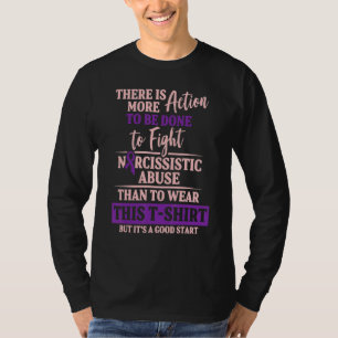 Wereld Narcistische Misbruik Bewustzijn Pauze Over T-shirt