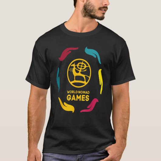 Wereld nomaden spelen t-shirt (Voorkant)