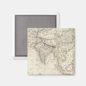 Wereld, nomonisch proj IV Azië Magneet (Voorkant / Achterkant)