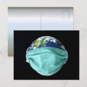 Wereld NoodCoronavirus Briefkaart (Voorkant / Achterkant)