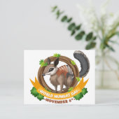 Wereld Numbat Dag Briefkaart (Staand voorkant)