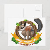 Wereld Numbat Dag Briefkaart (Voorkant / Achterkant)