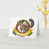 Wereld Numbat Dag Kaart (Gele Bloem)