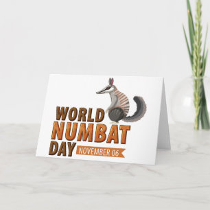 Wereld Numbat Dag Kaart