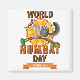 Wereld Numbat Dag Magneet