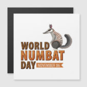 Wereld Numbat Dag Magnetische Uitnodiging (Voorkant / Achterkant)
