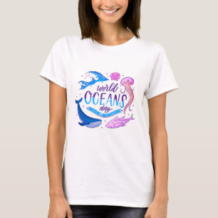 Wereld Oceaandag Dames T-Shirt