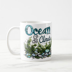 Wereld Oceanen Dag - Oceaan en Klimaatteken Koffiemok