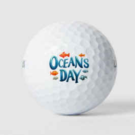 Wereld Oceanen Dag - Oceanen Dag viering met vis Golfballen