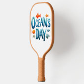 Wereld Oceanen Dag - Oceanen Dag viering met vis Pickleball Paddle (Links)