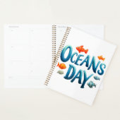 Wereld Oceanen Dag - Oceanen Dag viering met vis Planner (Display)