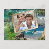 Wereld oceanen en rivieren, meren en sport aankondigingskaart (Voorkant)