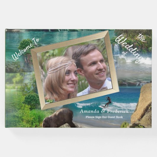 Wereld oceanen en rivieren, meren en sport gastenboek (Voorkant)