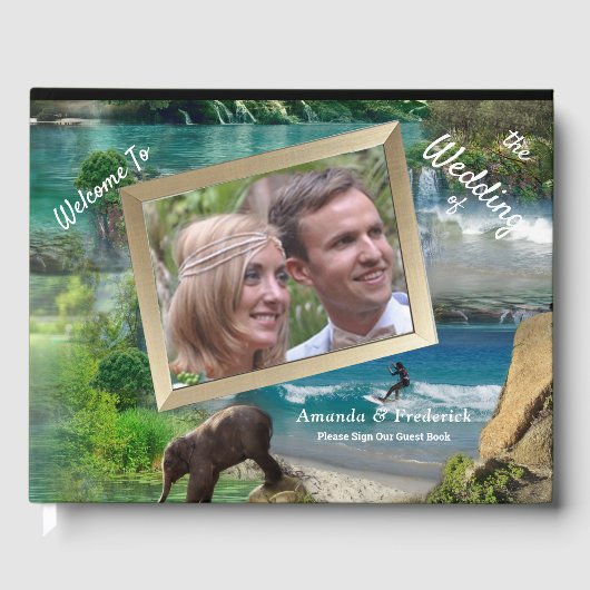 Wereld oceanen en rivieren, meren en sport gastenboek (Voorkant)