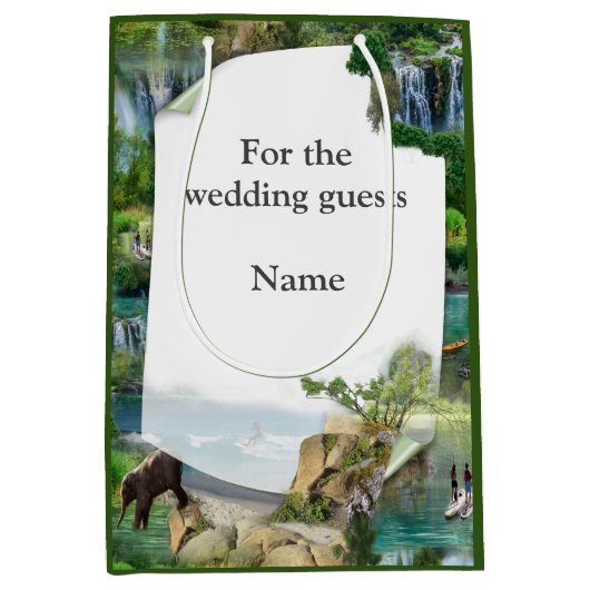 Wereld oceanen en rivieren, meren en sport medium cadeauzakje (Voorkant)