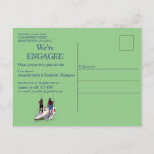 Wereld oceanen en rivieren, meren en sport uitnodiging briefkaart (Achterkant)