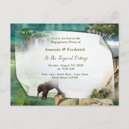 Wereld oceanen en rivieren, meren en sport uitnodiging briefkaart