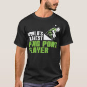 Wereld Okayest Ping Pong Player T-shirt (Voorkant)