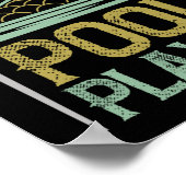 Wereld Okayest Pool Player Billiards Poster (Hoek)