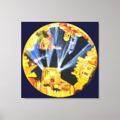 Wereld om te komen canvas afdruk (Voorkant)