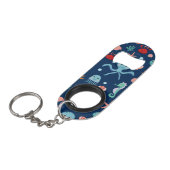 Wereld onder water mini flessenopener (Voorkant Gekanteld)
