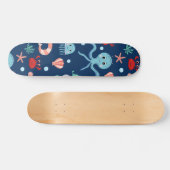 Wereld onder water persoonlijk skateboard (Horizontaal)